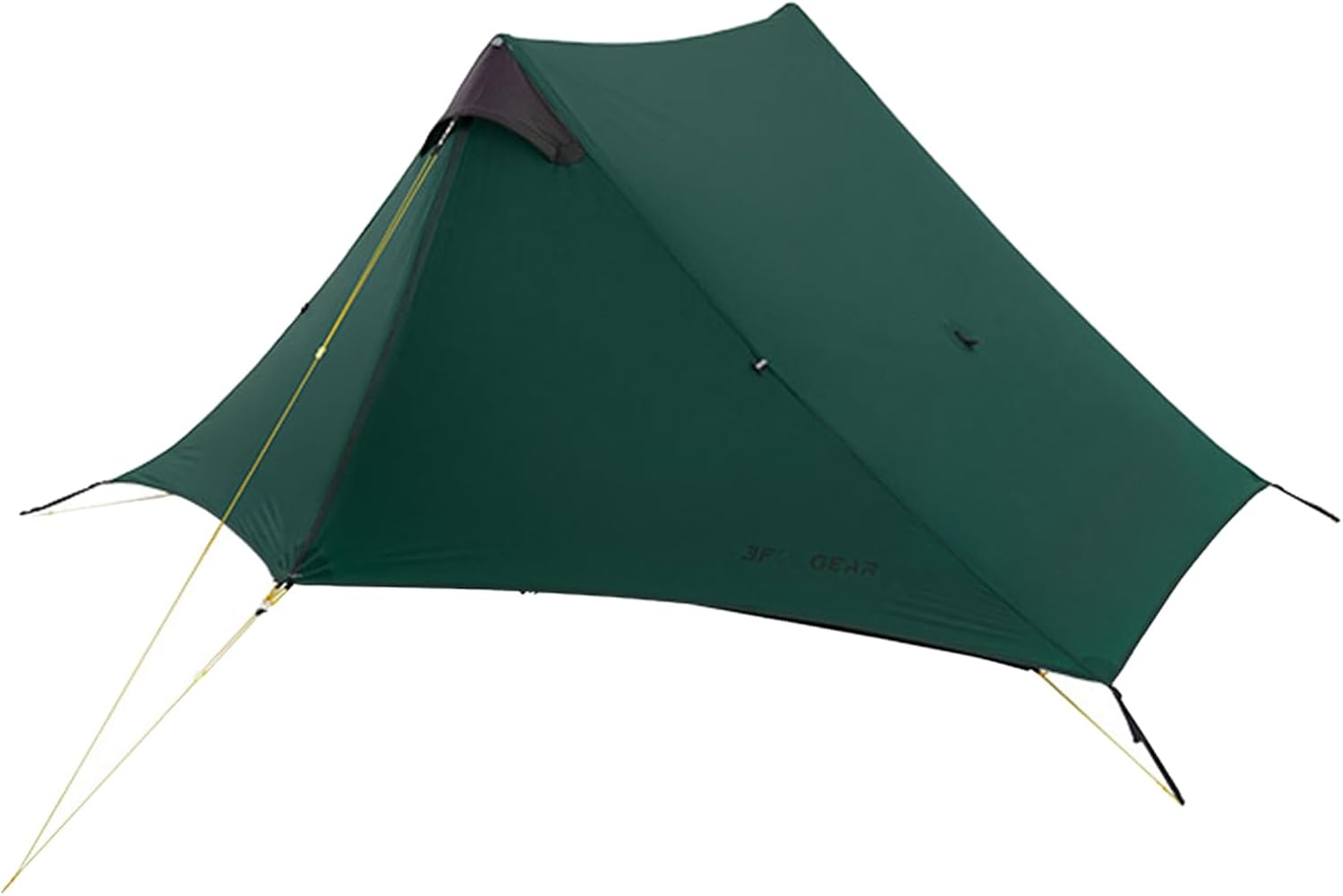 3F UL GEAR Lanshan 2 Person Tent Hiking Ultralight Camping Tent Professional 15D Silnylon Rodless Trekking Pole Tent Waterproof Backpacking Outdoor for Camping, Bivvy