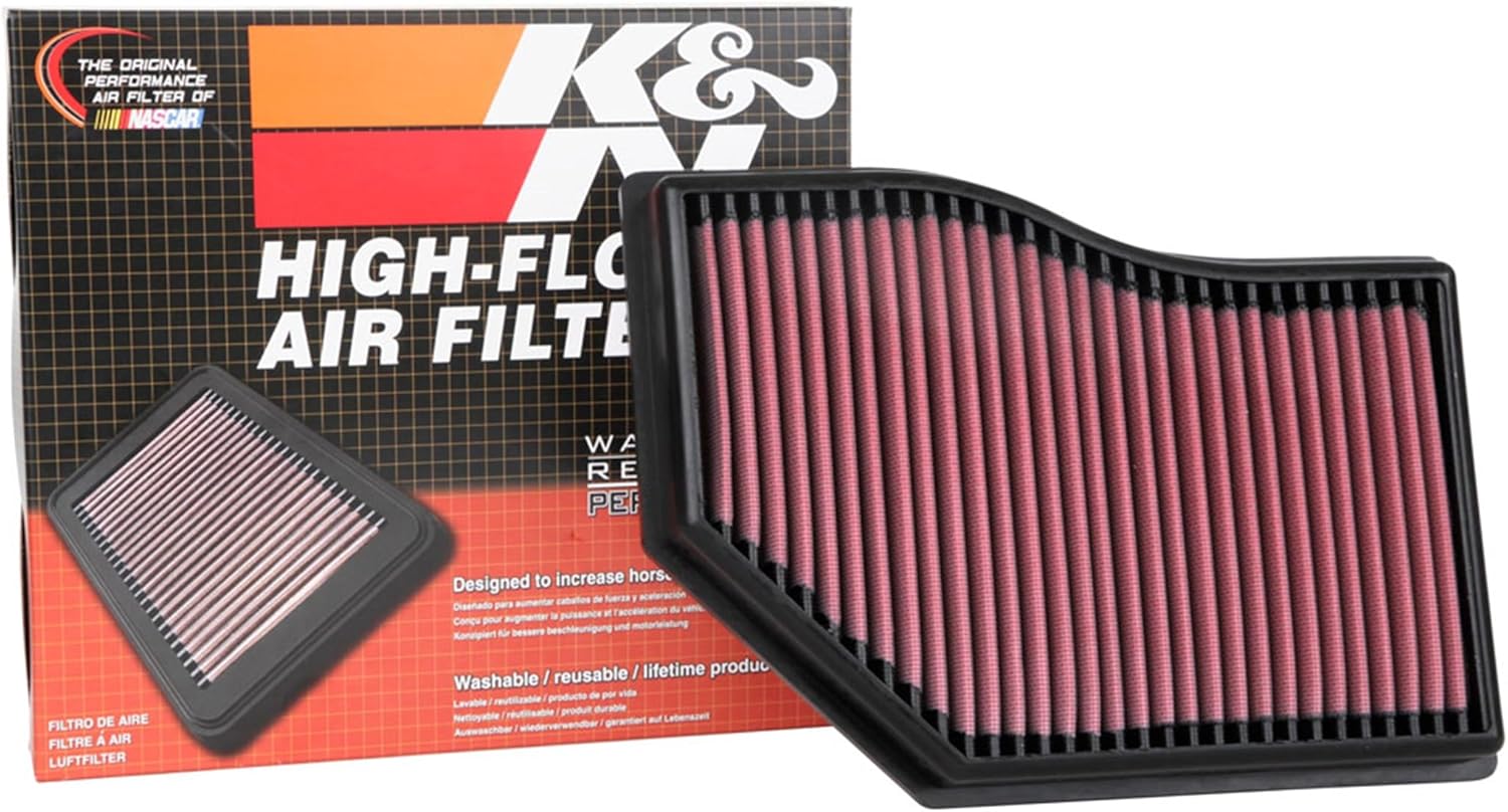 K&N Engine Air Filter: Increase Power & Acceleration, Washable, Replacement Car Air Filter: Compatible 2018-2020 MERCEDES (A160d, A180d, A200d, A220d, B160d, B180d, B200d, B220d, CLA, GLB), 33-3139