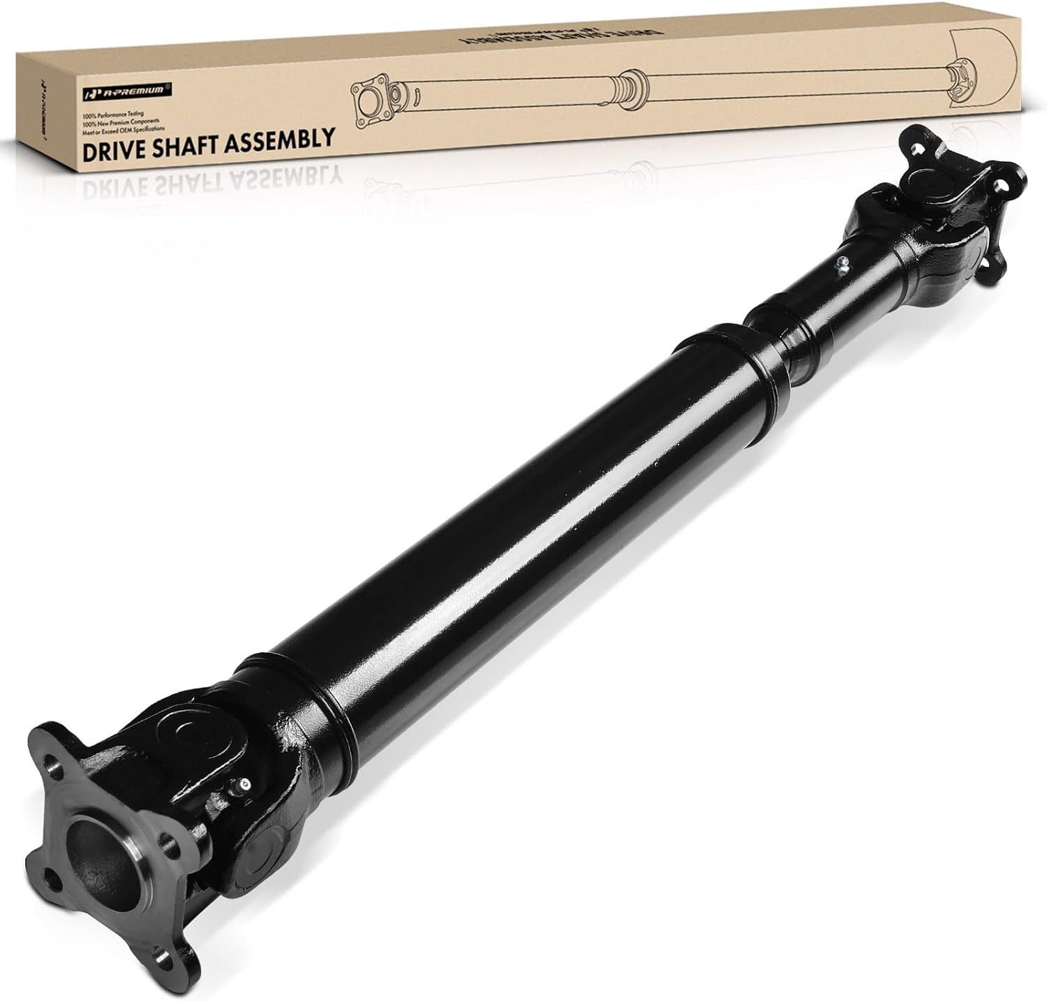 A-Premium Front Complete Drive Shaft Prop Shaft Driveshaft Assembly Compatible with Toyota 4Runner Limited 1999-2000 V6 3.4L Auto Trans, 4Runner 2001-2002 V6 3.4L, [4WD], Replace# 3714035190
