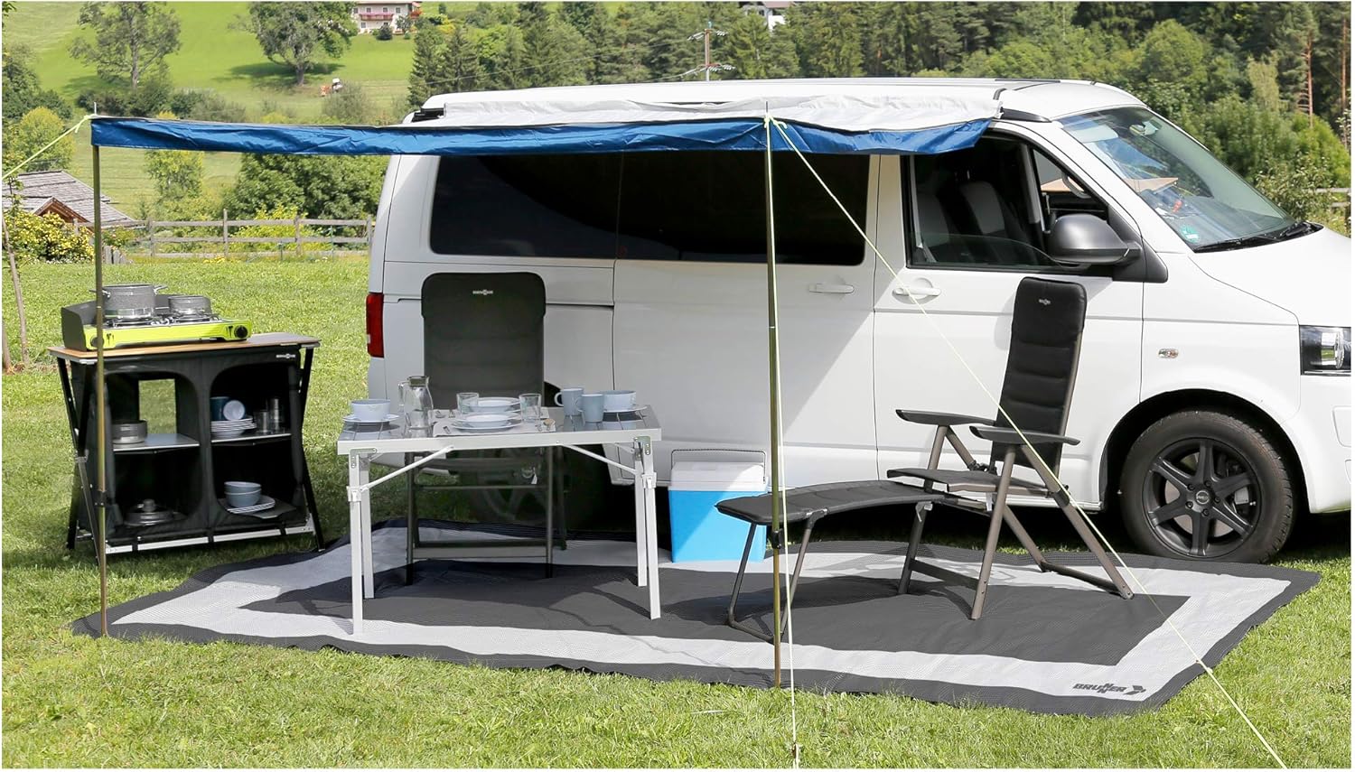 Brunner Balmat Premium 0102044N.C52 Tent Carpet Grey White