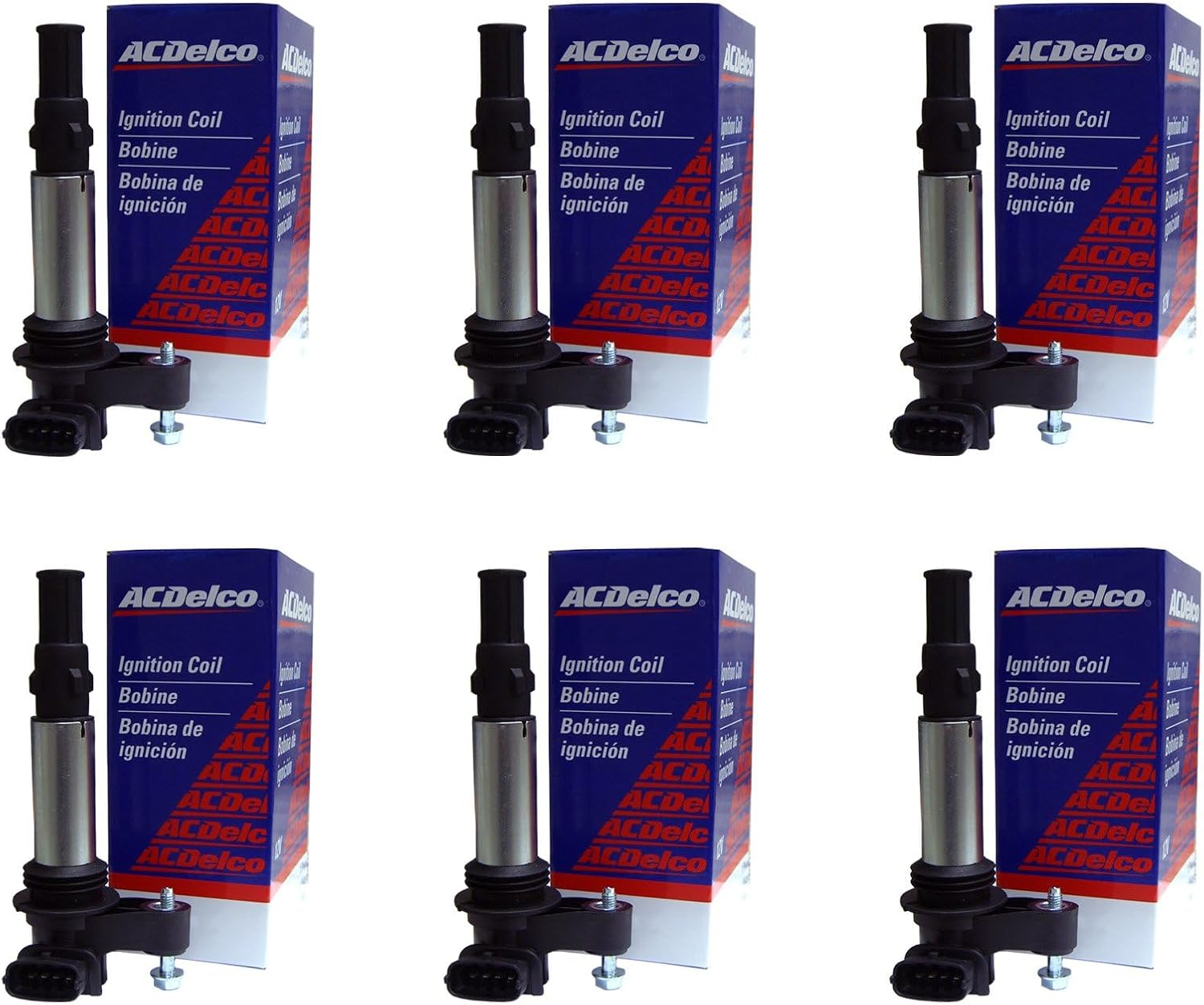 6 ACD-OEM BS-C1508 Ignition Coils Fits 2005-09 Chevrolet, Cadillac & Saab vehicles with V6 engines