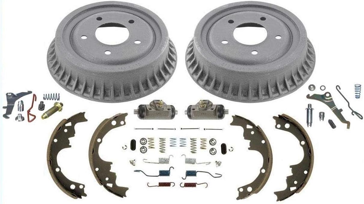 92-02 S10 Rear Wheel Drive Pick Up Brake Drum Kit Hardware Springs Wheel Adjust