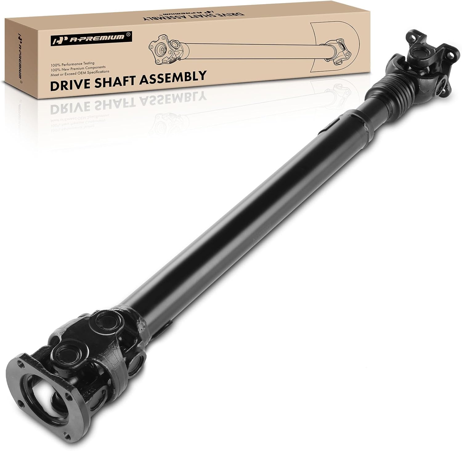 A-Premium Front Complete Drive Shaft Prop Shaft Driveshaft Assembly Compatible with Ram 3500 2013-2018, 4WD, Automatic Transmission