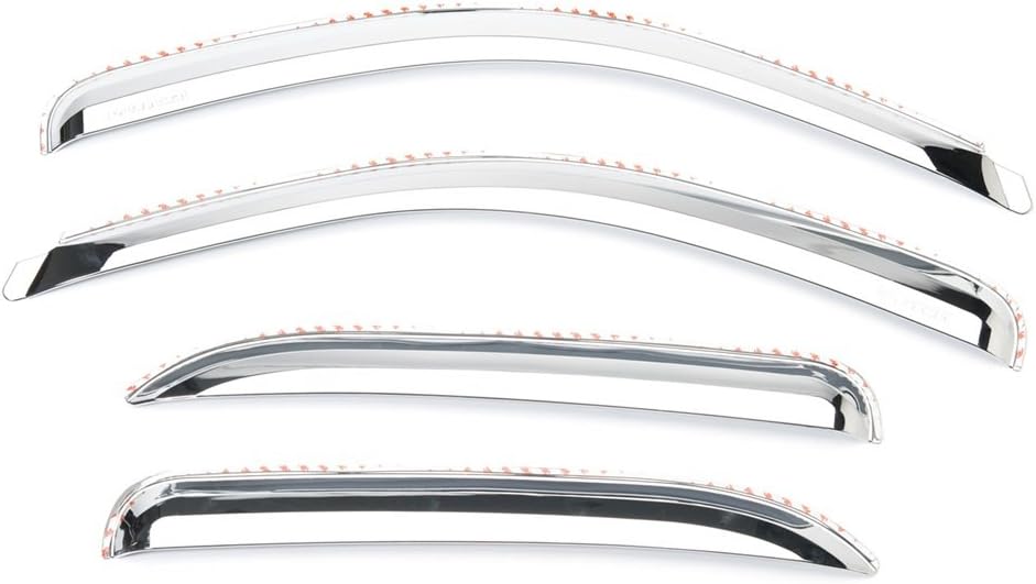 Putco Element Chrome Window Deflectors Fits Chevy Tahoe/GMC Yukon 2007-2014 - Set of 4 - in Channel Install