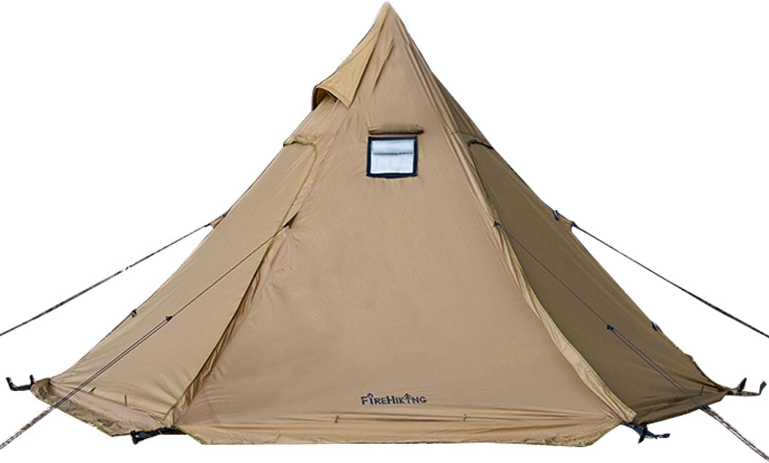 FIREHIKING Camping Hot Tent 2-4 Person Teepee Tent with Stove Jack for Backpacking Hunting Height 11'6