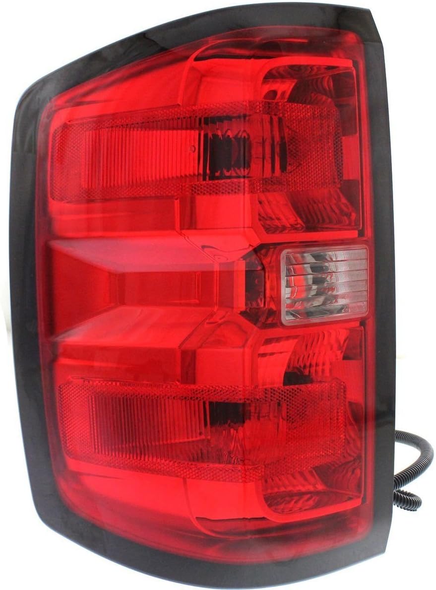 FITRITE AUTO PARTS New Left Driver Side Tail Light Assembly For 2014-2015 Chevrolet Silverado 1500, Includes Seirra, With Dual Rear Wheels Only GM2800261