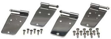 Kentrol 30525 Stainless Steel Door Hinge Set, (4 Piece)