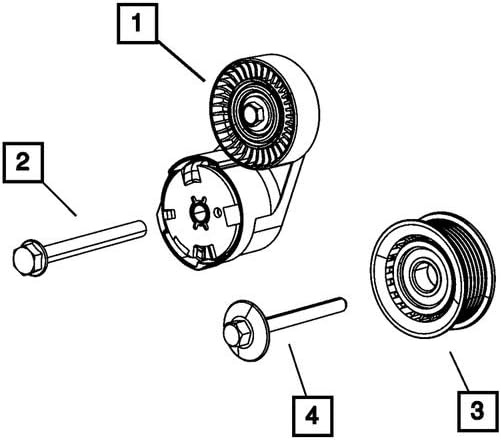 Genuine Mopar 5184617-AD - Tensioner Belt