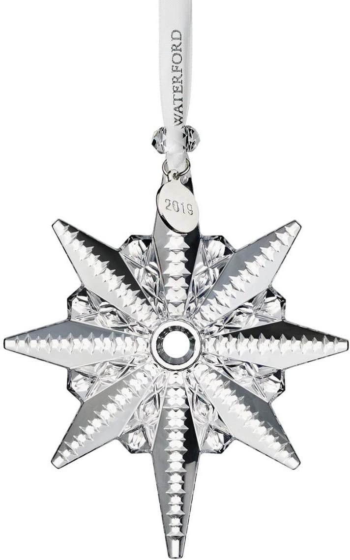 Waterford 2019 Snowstar Crystal Christmas Tree Ornament