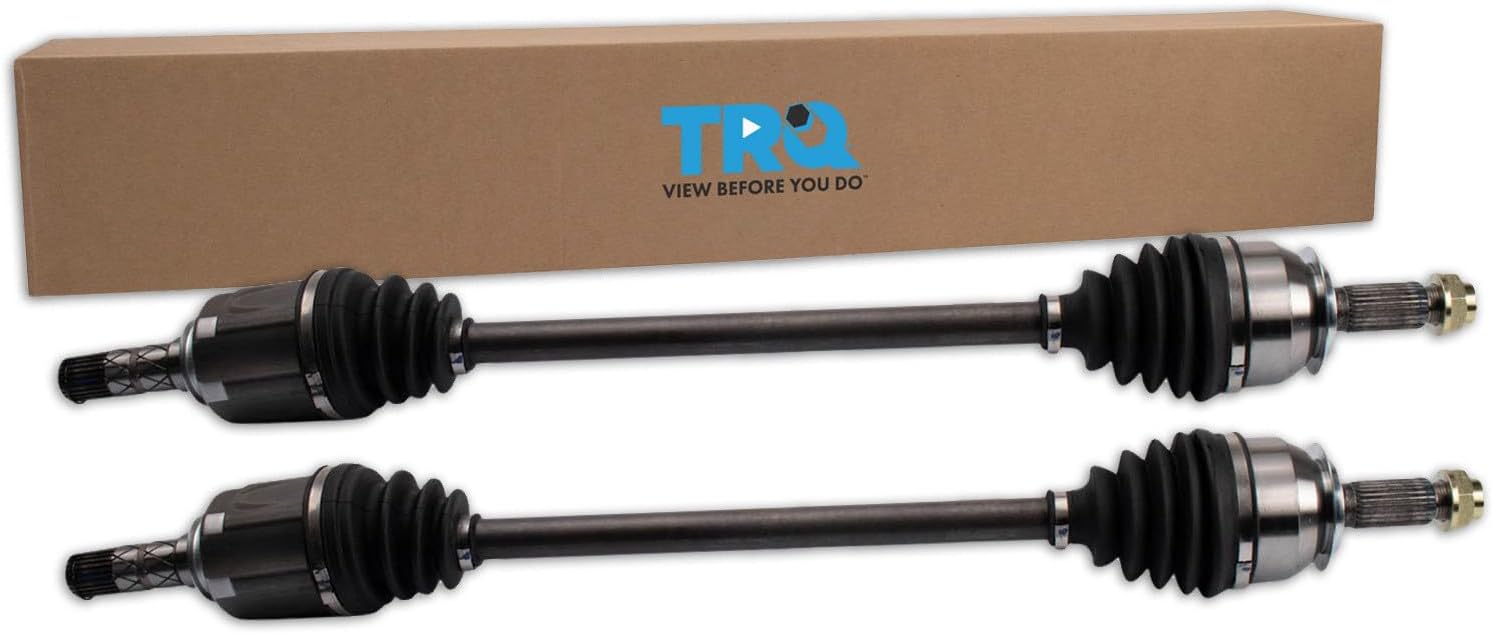 TRQ Front CV Axle Shaft Assembly Set Driver & Passenger Side Compatible with 2014-2018 Subaru Forester