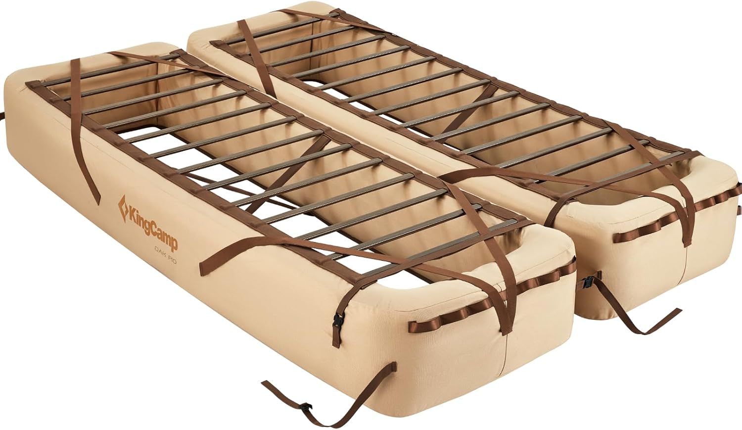 KingCamp Air Mattress Frame, Portable Inflatable Camping Cot Base Heavy Duty Bed Frame for Outdoor Travel & Home Tent (Bed Frame Only, Air Pump and Mattress Not Included) - 2 Packs