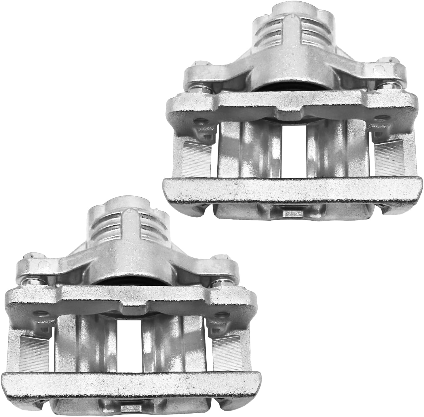 Brake Caliper Rear Driver and Passenger Side Caliper with Bracket Caliper Compatible with 2003-2008 Cadillac CTS;2005-2011 Cadillac STS Pair Set of 2