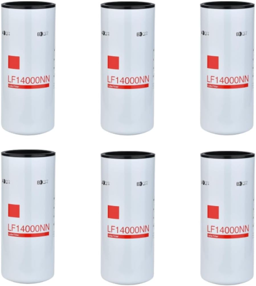 LF14000NN 6Pcs Fuel Filter Compatible With Cummins 4367100 Fits For Cummins ISX ISM QSX QSM QST M11 ISX15 QST30 Diesel Engines