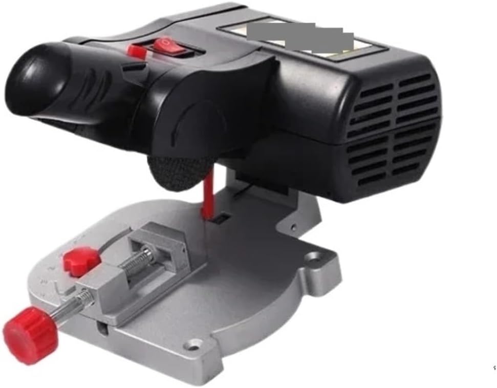 Mini Table Saw, Electric Table Saw Miter Cutting Machine With Blade Torque Strong Metal S Iron Aluminum Wood Profile Cutting Machine,for Wood, Plastic Cutting(Black)