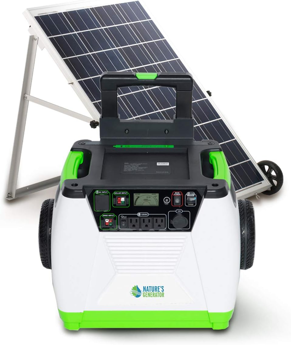 Nature’s Generator 1800W Solar Powered Generator (GOLD System A)