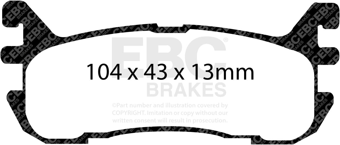 EBC Brakes - Greenstuff 2K Pads (DP21003)