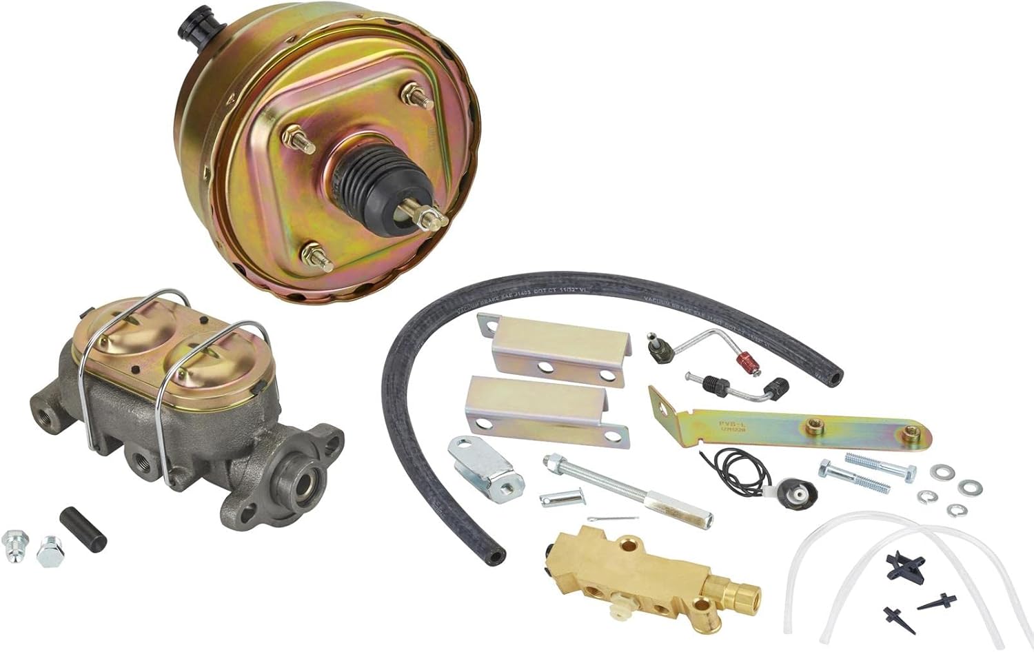 Disc/Drum Brake Booster Master Cylinder Combo, Fits 1955-57 Chevy Car
