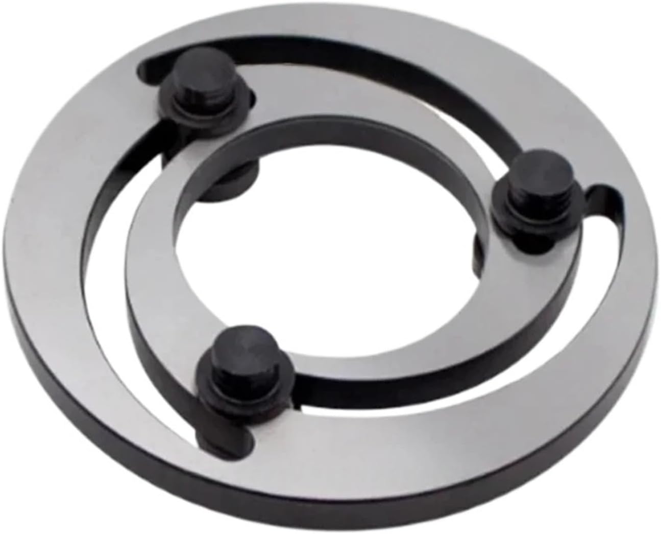 Adjustable Soft Jaw Boring Ring 12 Inch, CNC Lathe Chuck Machine Center Turning Tool Holder, 0.005