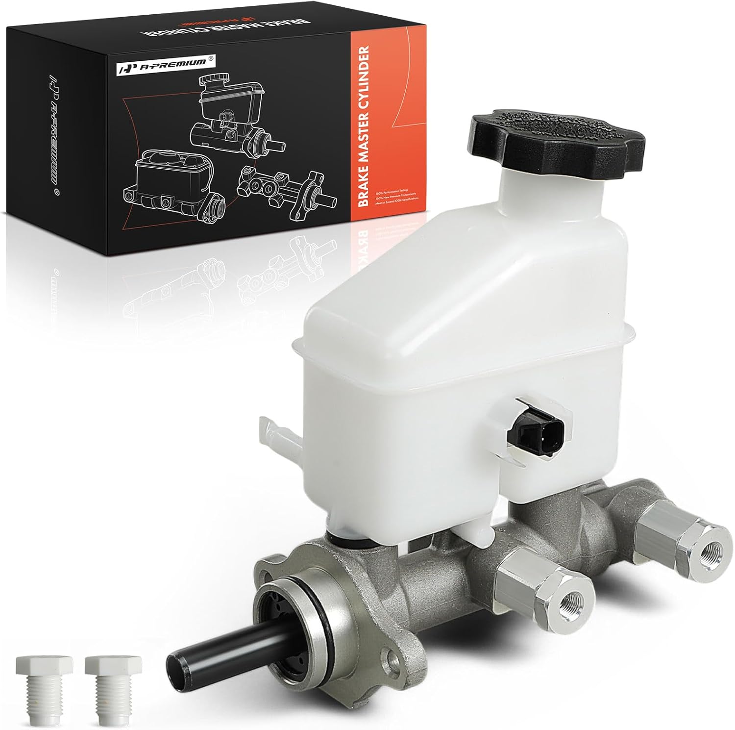 A-Premium Brake Master Cylinder with Reservoir and Sensor Compatible with Hyundai Vehicles - Elantra 2009 2010