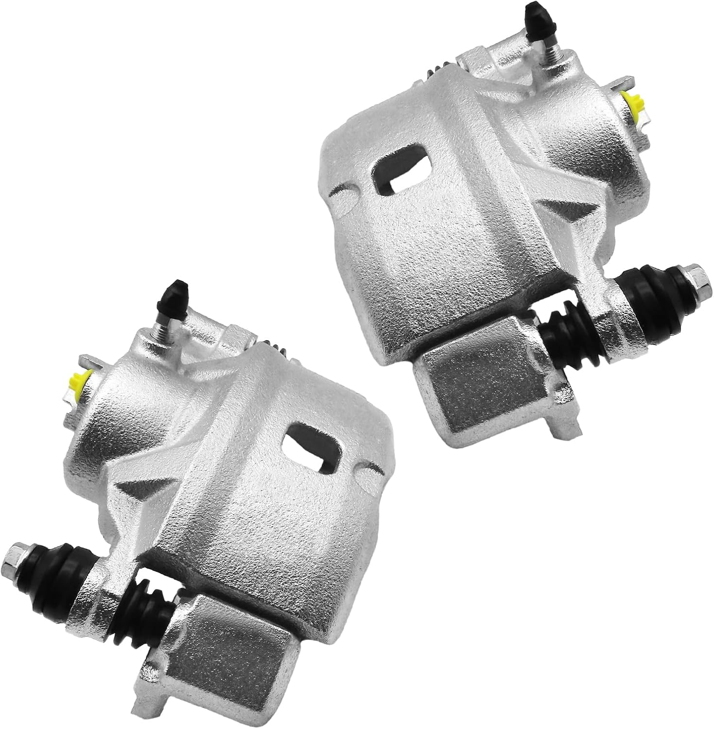 Front Brake Caliper with bracket Compatible With Honda Models, 1990-2000 Civic(Not fit EX Model), 1993-1997 Civic del Sol, 1990-1991 CRX, 19-B1380 19-B1379, Front Driver and Passenger, 2 Pcs