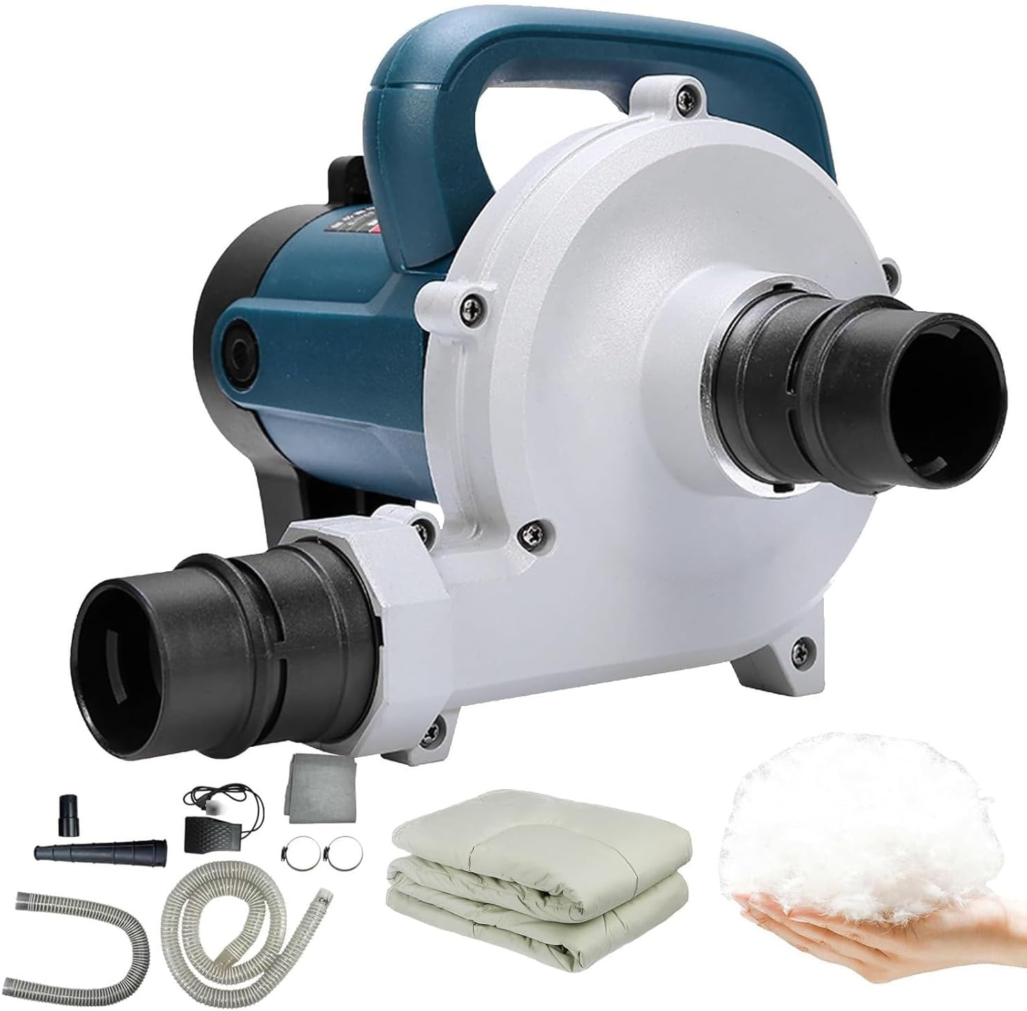 Electric Feather Down Stuffing Machine,Foot Control Switch,Speed Adjustment,for Refurbishing All Kinds of Down Jackets and Duvets
