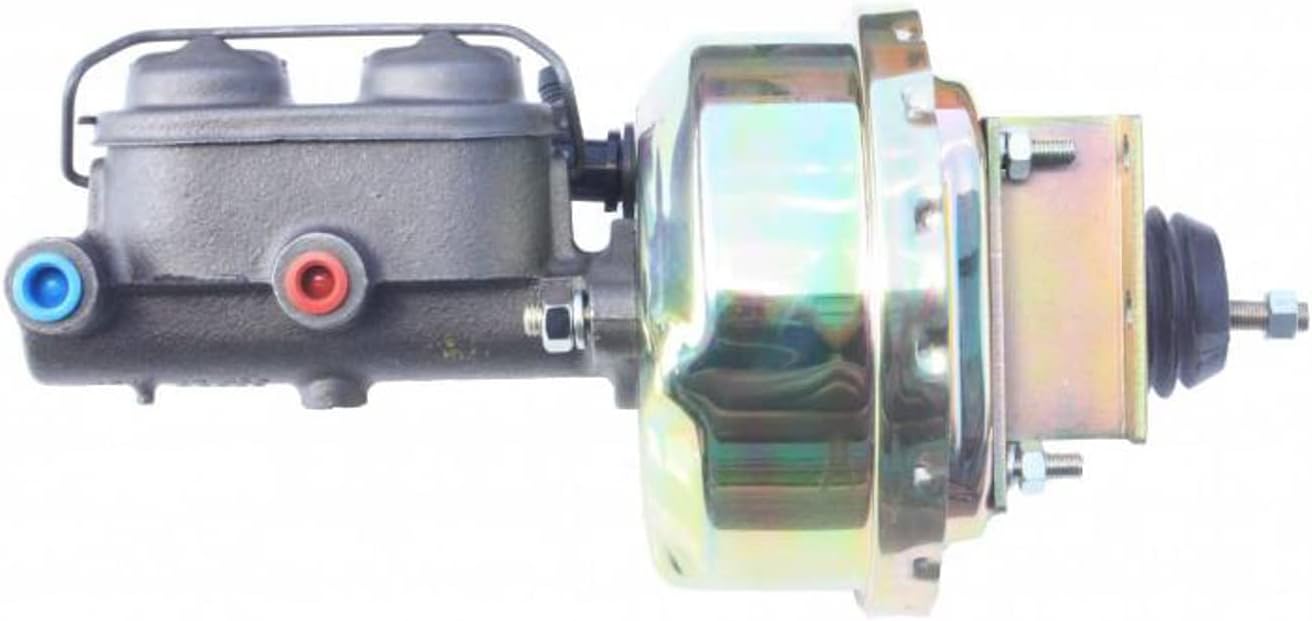 LEED BRAKES 7 Inch Power Booster, 1 Inch Bore Master, Drum/Drum (Zinc)