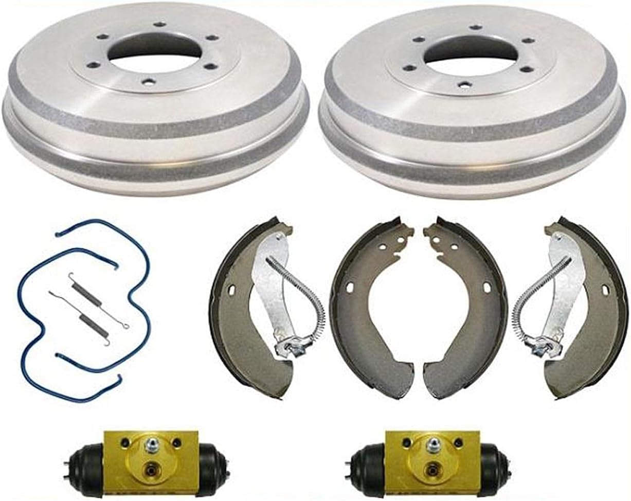 Rear Brake Drum Drums Shoes Spring Wheel Cylinder Replacement Parts For 2004 2005 2006 2007 2008 GMC Colorado
