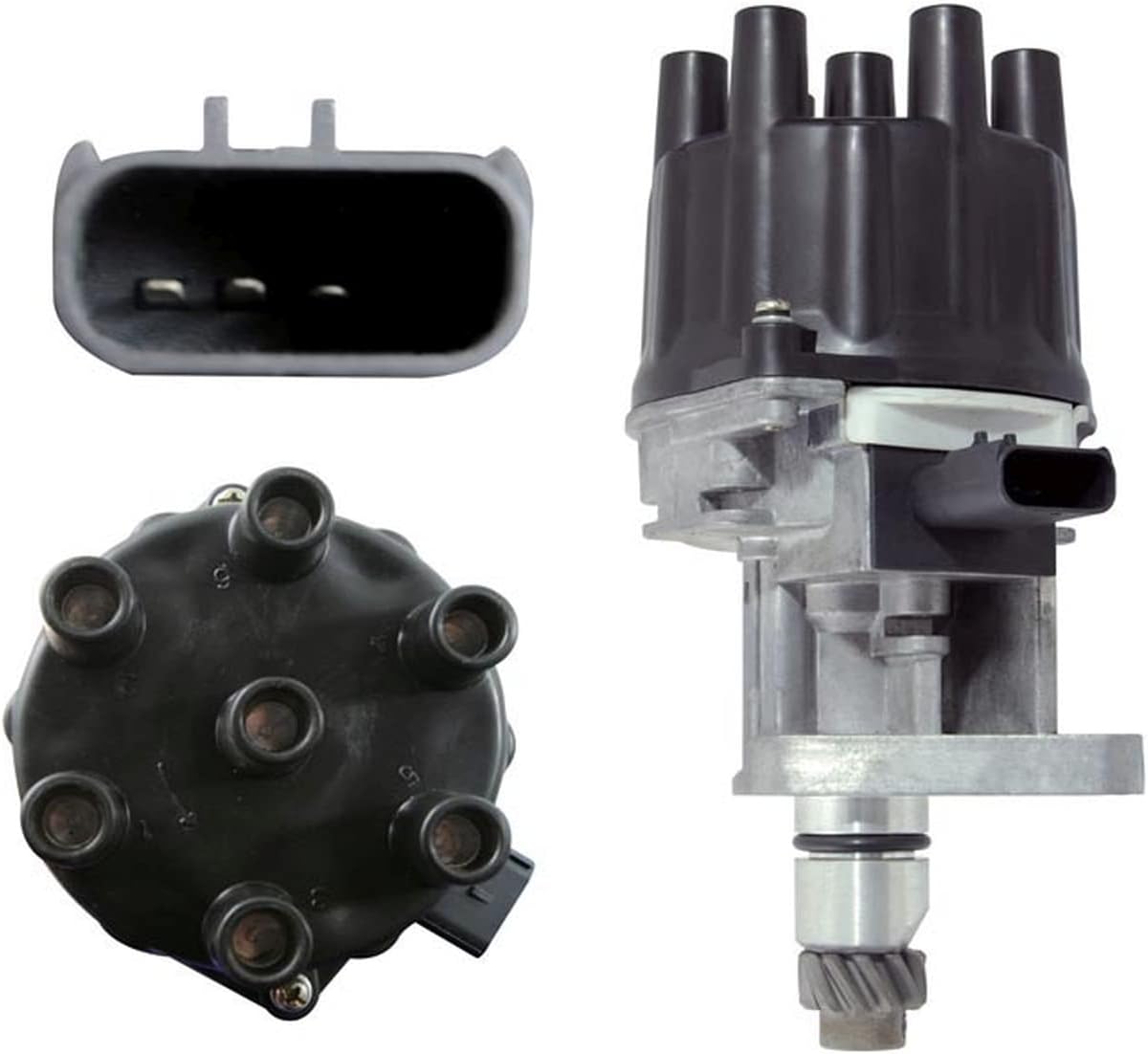 OEG Parts New Distributor Compatible With 1996 1997 1998 1999 2000 Chrysler Vans Voyager, Dodge Caravan Grand Caravan, Plymouth Voyager 3.0 V6, Replaces MD305060