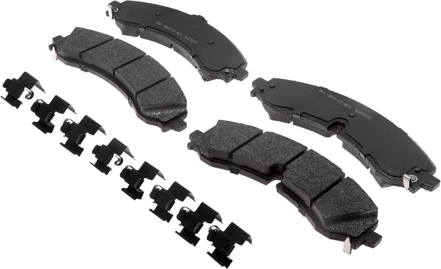 ACDelco Gold 17D2250SDH (19431454) Semi-Metallic Front Disc Brake Pad Set (Fleet)