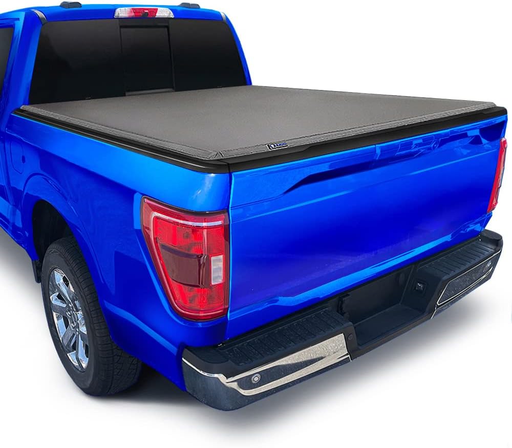 Tyger Auto T3 Soft Tri-Fold Truck Bed Tonneau Cover Compatible with 2004-2008 Ford F-150; 2005-2008 Lincoln Mark LT | Styleside 6.5' Bed (78