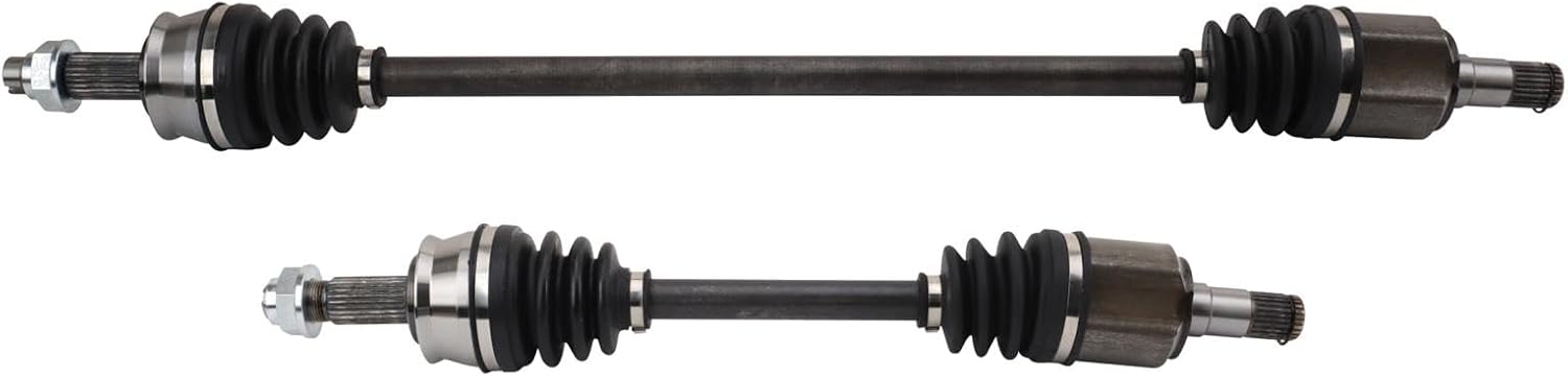 TRQ Front CV Axle Shaft Assembly Set Compatible with 2012-2017 Fiat 500