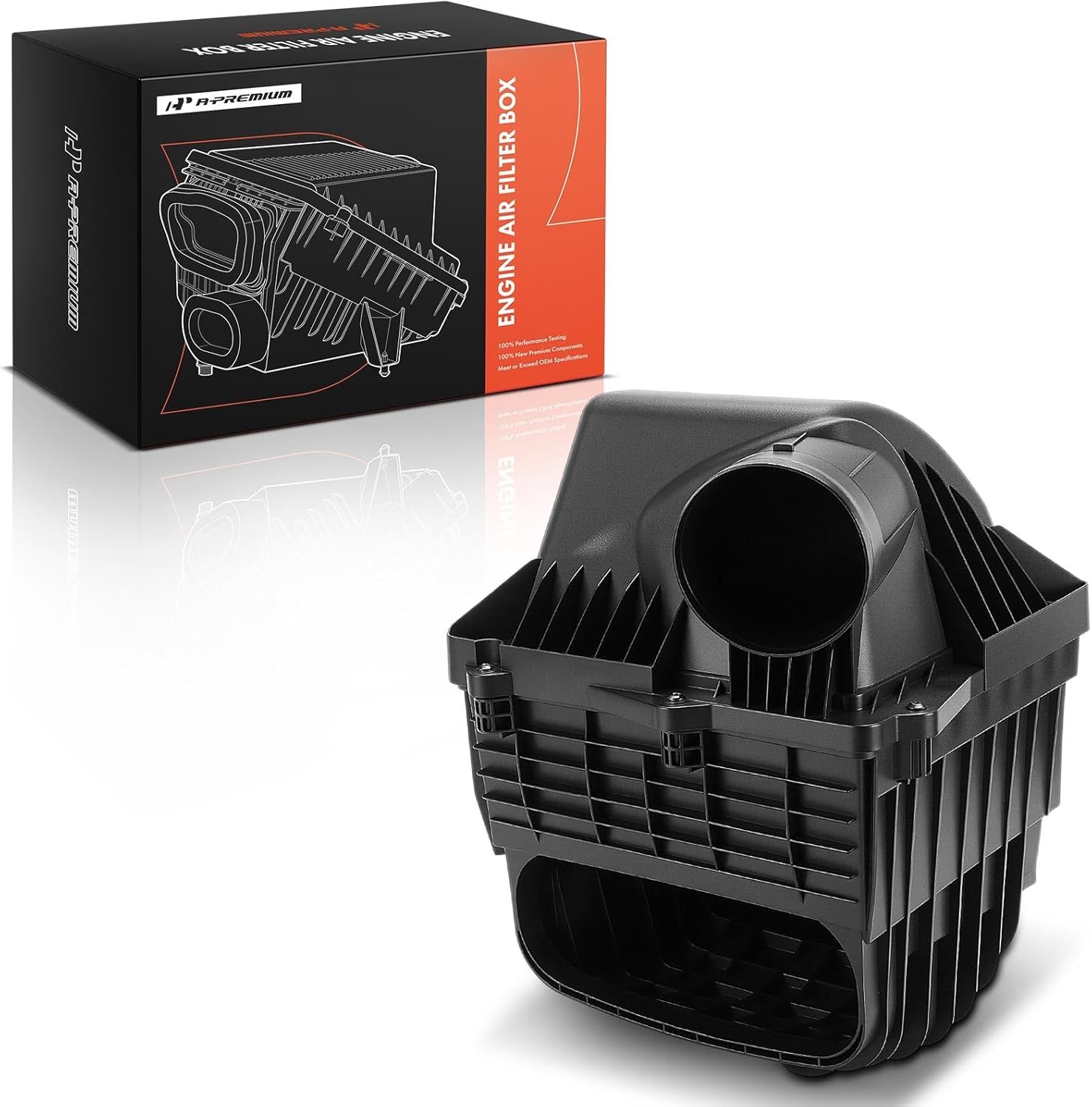 A-Premium Engine Air Filter Cleaner Box Housing Compatible with Ram 2500/3500 2021 2022 2023 2024 2025, 6.4L
