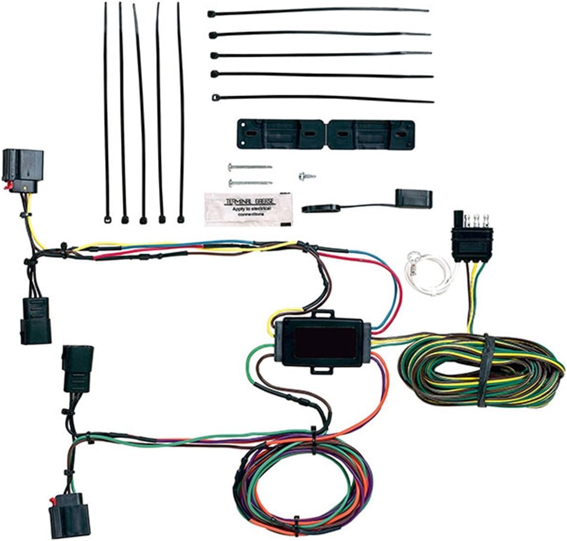Blue Ox BX88282 EZ Light Wiring Harness Kit for Jeep Grand Cherokee
