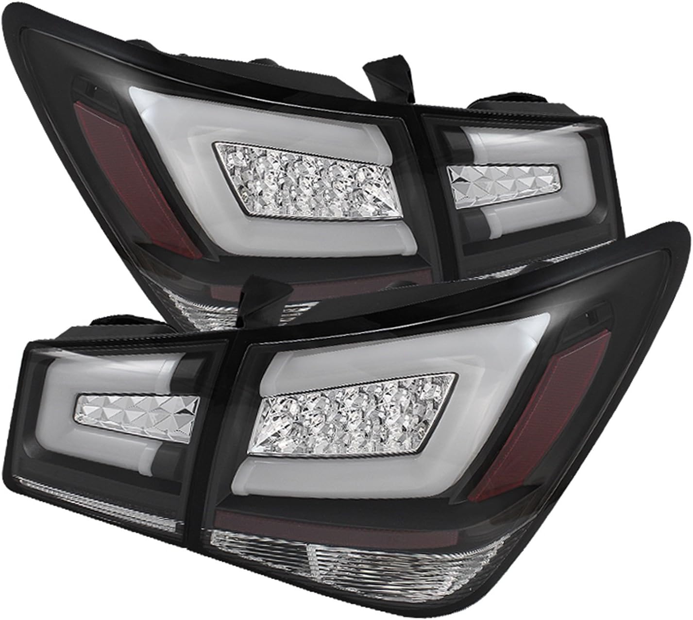 Spyder Auto ALT-YD-CCRZ11-LBLED-BK Chevy Cruze LED Tail Light, Black