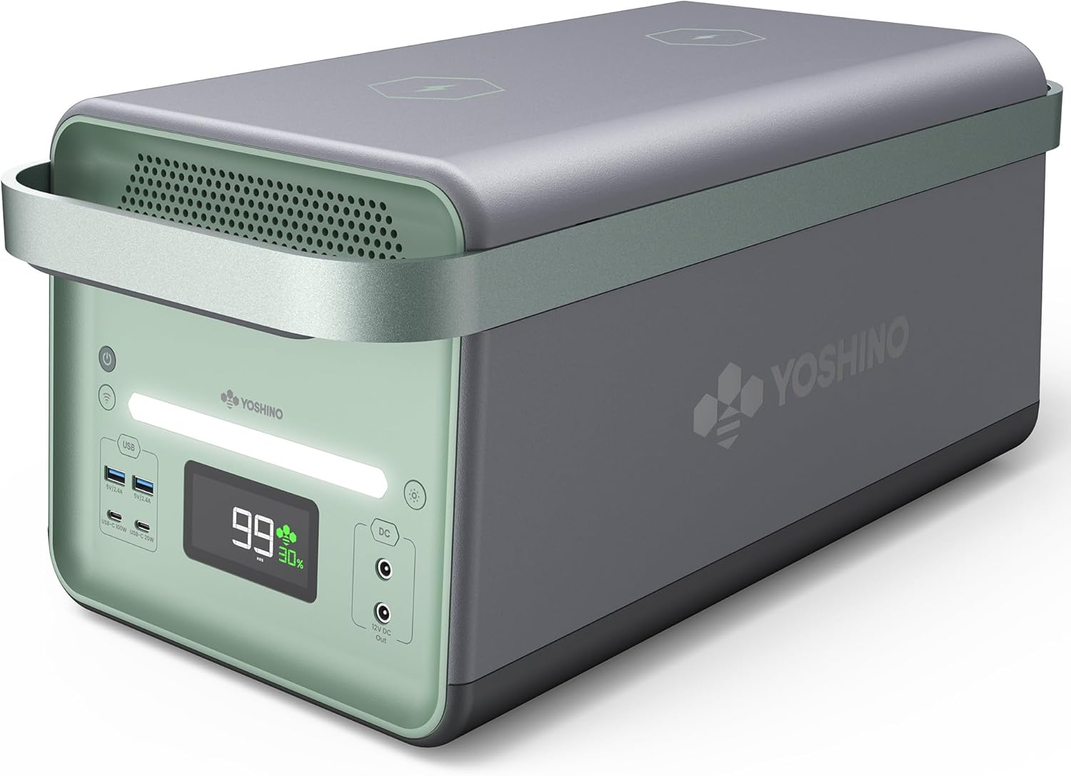 Yoshino Solid-State Portable Power Station B4000 SST, 2611Wh Backup Battery with 4000W AC Outlets & TT-30R Outlets for RVs, Solar Generator (Solar Panel Optional) for Camping, Outdoors, Emergency