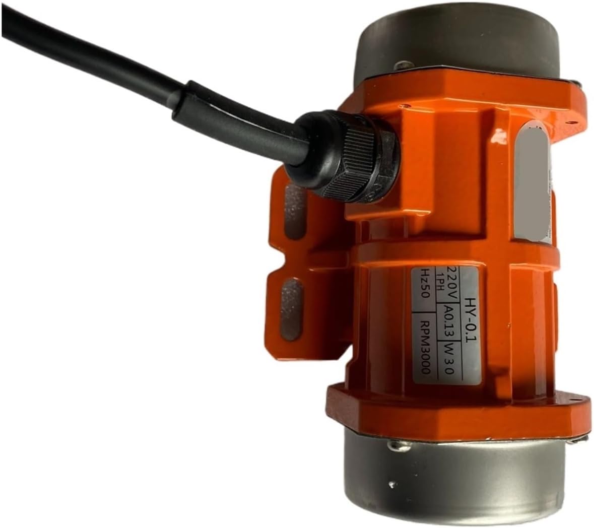 Electric Vibrating Motor AC Vibration Motor 110V 220V 380V 120W Aluminum Alloy Concrete Vibrator Single-Phase Three-Phase Adjustable Speed Small Vibrator(380V120W Three-Phase)