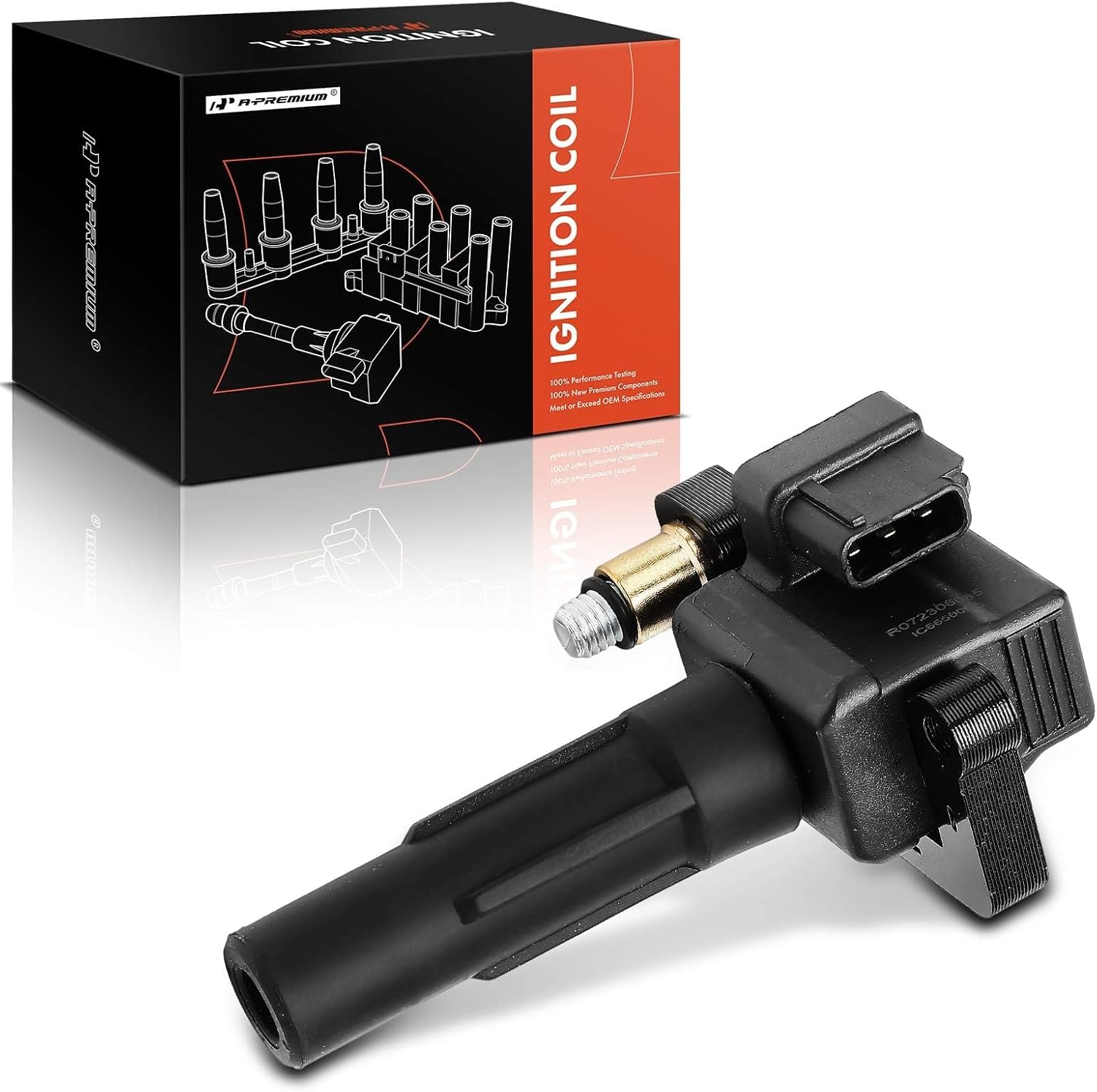 A-Premium Set of 4 Ignition Coil (for Turbocharged) Compatible with Subaru Forester 2011-2013, Impreza 2011-2014, Legacy 2010-2012, WRX 2012-2014, WRX STI 2013-2020 - for H4 2.5L Turbocharged