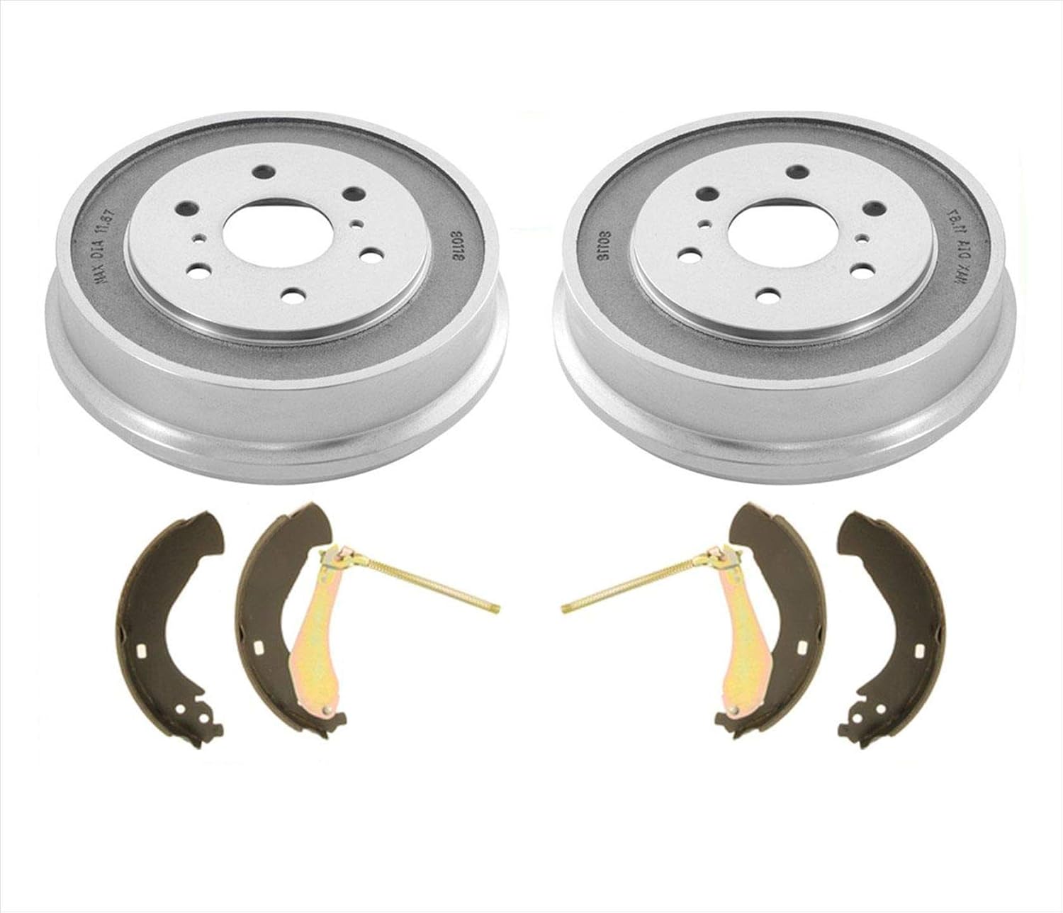 Replacement Parts For GMC Silverado 1500 2005 2006 2007 2008 With Rear Brake Drum and Brake Shoes