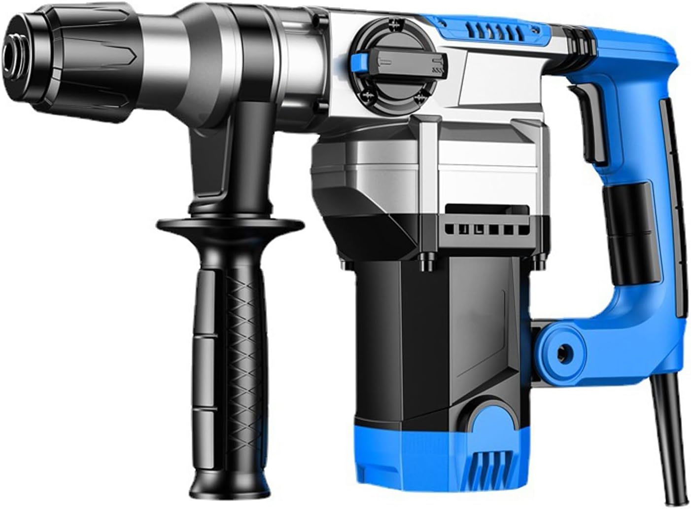 Electric Hammer Drill, 4980W Percussion Drill with Function, Adjustable Impact Drill Set, 360° Rotating Handle (No.1)