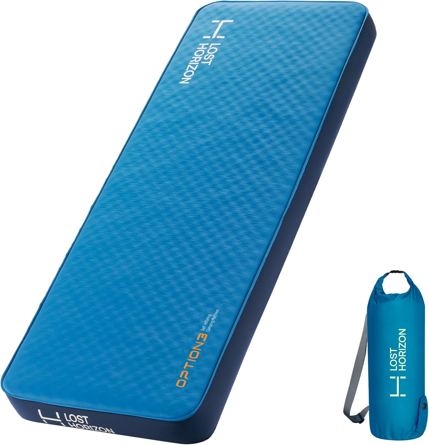 LOSTHORIZON Air & Foam Camping Mattress, Self-Inflating Sleeping Pad, 4.5