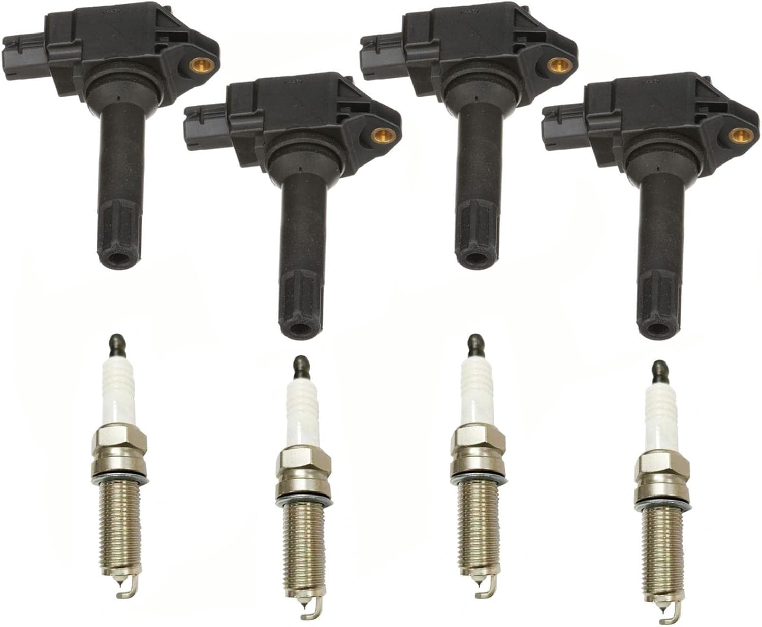 4 Direct Ignition Coils & Spark Plugs Replacement Parts For 2017-2018 Subaru Forester 2.5L