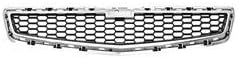 FITRITE AUTO PARTS New Front Lower Grille For 2013 Chevrolet Malibu, Black With Chrome, Made Of Plastic GM1200647 20768837