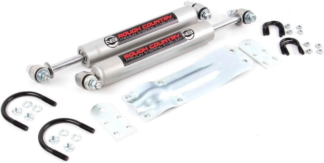 Rough Country N3 Dual Steering Stabilizer for 69-87 Chevy/GMC C10/K10-8735630