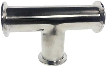 1pc 3 Way Tee Sanitary Ferrule Pipe Fitting Stainless Steel SS304(133MM)