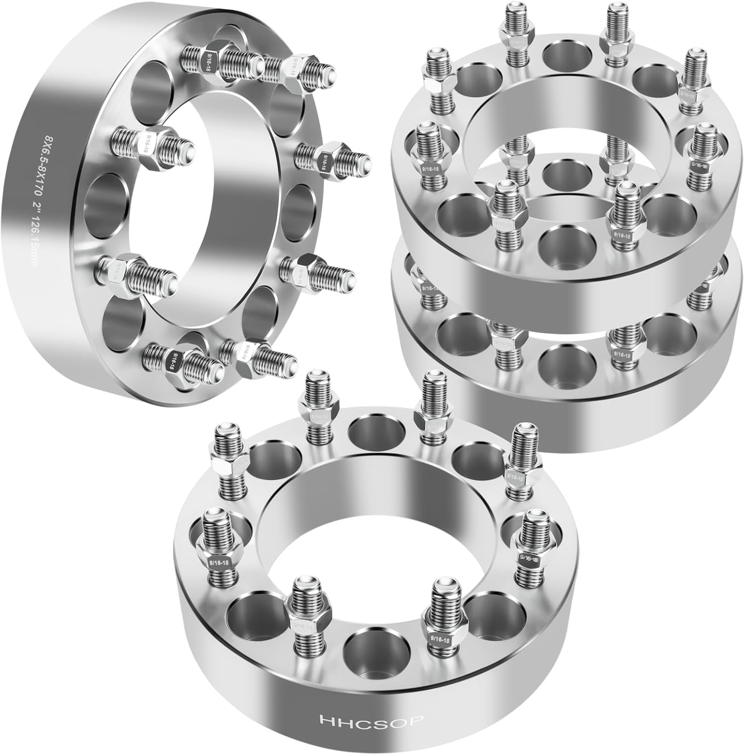 8x6.5 to 8x170 Wheel Spacers 2