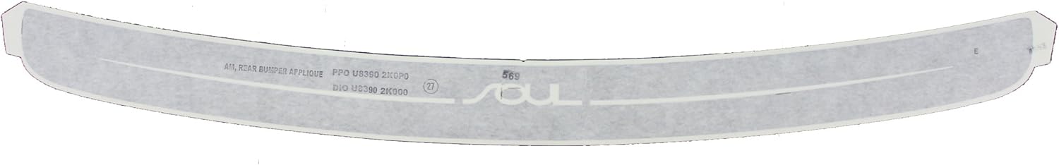 Genuine Kia Accessories U8390-2K000 Rear Bumper Applique
