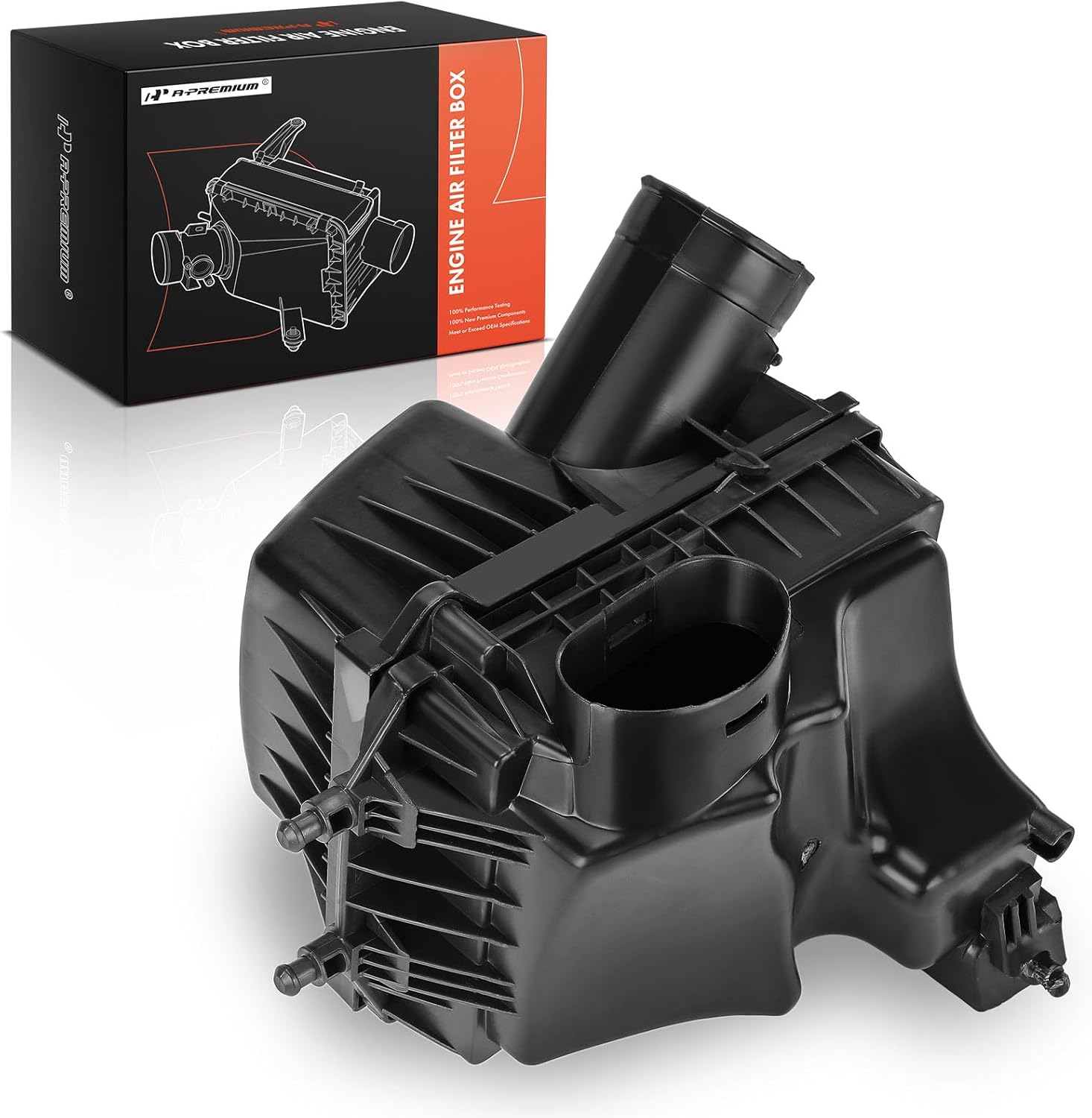 A-Premium Engine Air Filter Cleaner Box Housing Compatible with Buick Encore 2013-2021 & Chevrolet Trax 2015-2021, 1.4L 1.8L