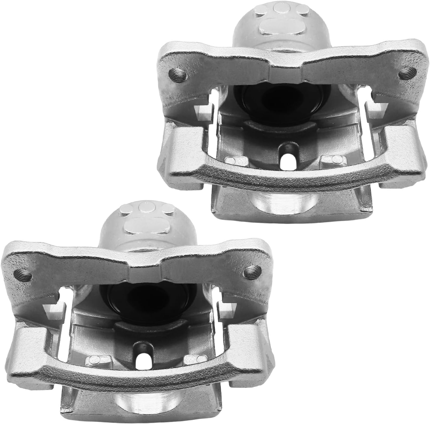 2x Brake Caliper with Bracket Front Driver and Passenger Side 19-B6272 & 19-B6273 Compatible with 2010-2022 Toyota Prius, 2020-2022 Toyota Corolla, 2012-2017 Toyota Prius V, Front Brake Caliper