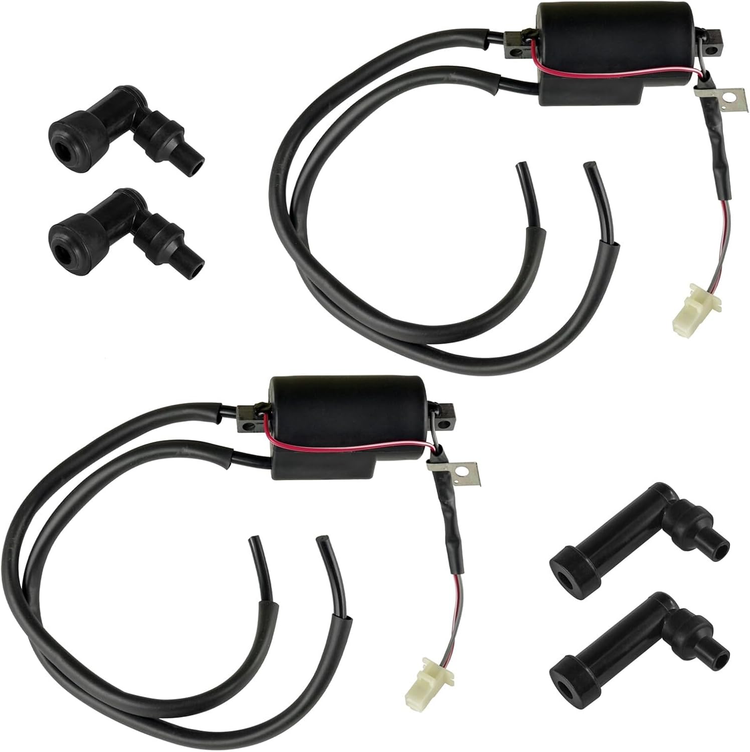 Bearings, Rollers, and Belts and much more - Replacement For Ignition Coils & Spark Plug Boot Caps For Yamaha For Maxim 750 XJ750 1982-1983 - DNRTN1-52699