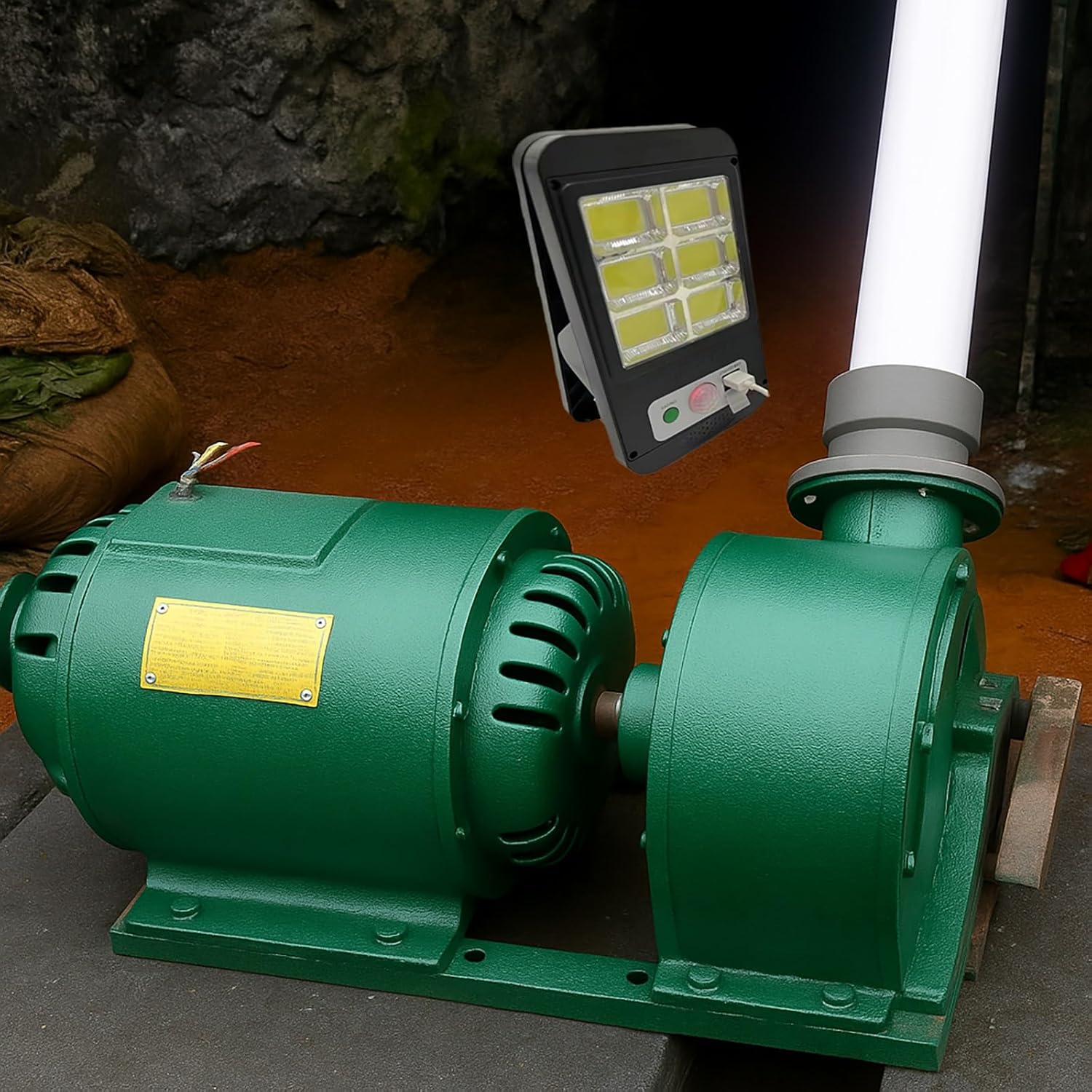 1KW to 5KW Dual Power Hydroelectric Generator Aluminum Alloy Water Turbine 1000W-5000W - For Off-Grid Home Use(4KW)